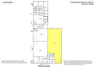 2126 Filmore Ave, Erie, PA for lease Site Plan- Image 2 of 13