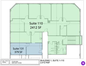 6000 E Evans Ave, Denver, CO à louer Plan d’étage- Image 1 de 1