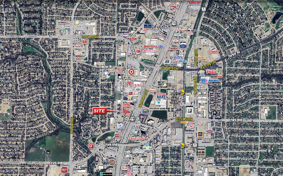 2321 N Central Expy, Plano, TX à vendre - Aérien - Image 3 de 5