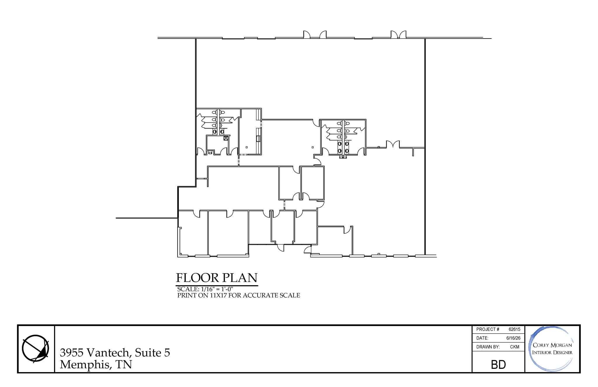3930 Vantech Dr, Memphis, TN à louer Plan d’étage- Image 1 de 2