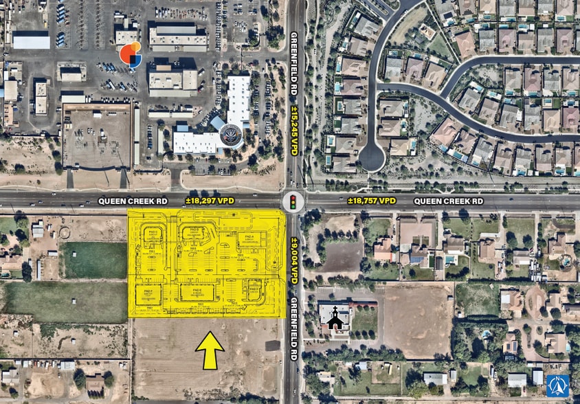 Greenfield Rd & Queen Creek Rd, Gilbert, AZ for lease - Primary Photo - Image 1 of 16