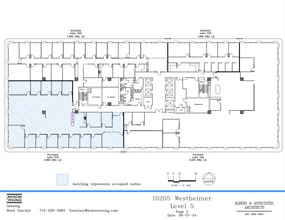 10205 Westheimer Rd, Houston, TX for lease Floor Plan- Image 2 of 2