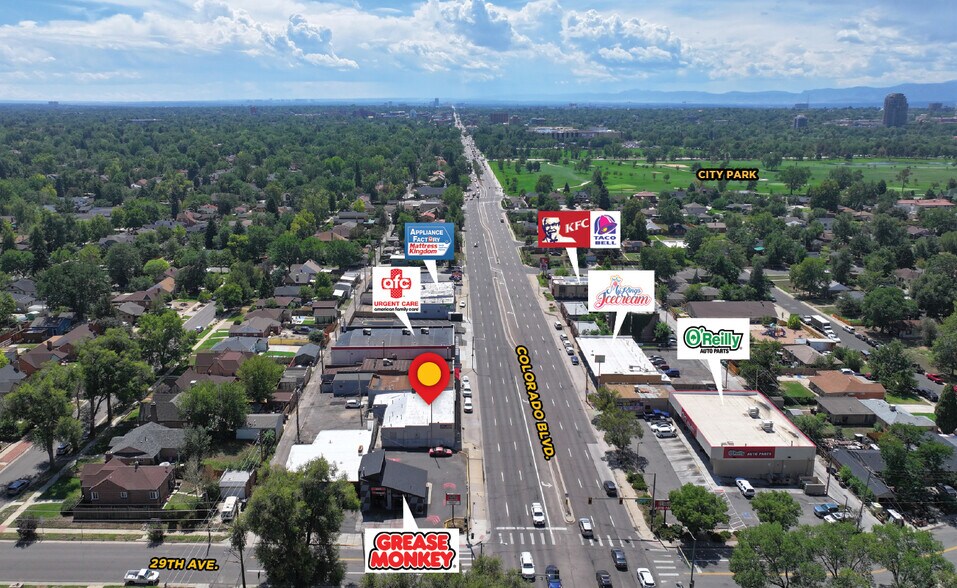 2870-2878 N Colorado Blvd, Denver, CO for lease - Aerial - Image 2 of 6