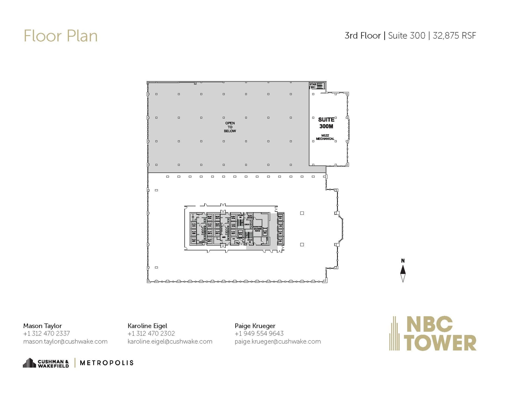 455 N Cityfront Plaza Dr, Chicago, IL for lease Floor Plan- Image 1 of 1