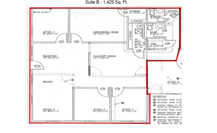 3723 Old Forest Rd, Lynchburg, VA à louer Plan d’étage- Image 1 de 1
