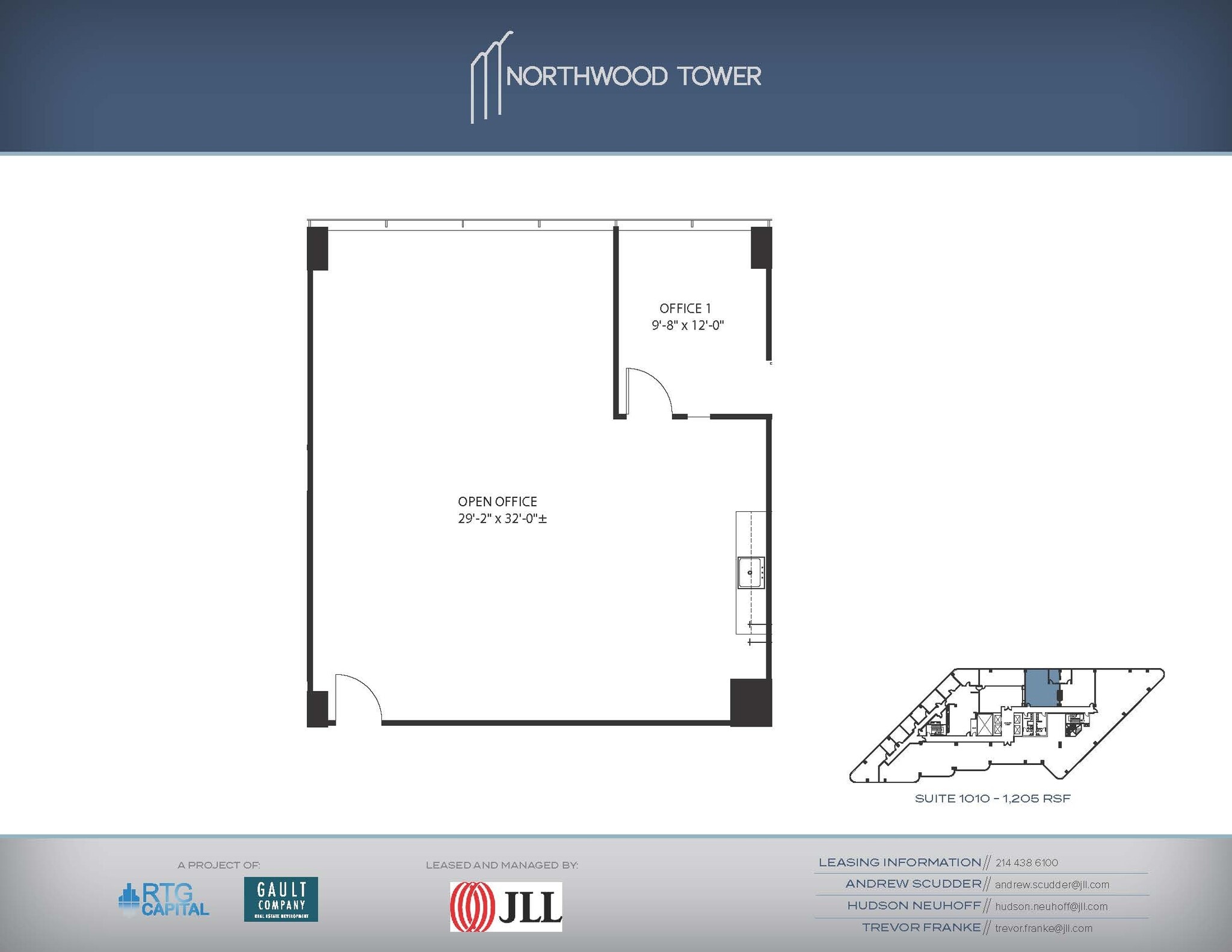 5757 Alpha Rd, Dallas, TX à louer Plan d’étage- Image 1 de 1
