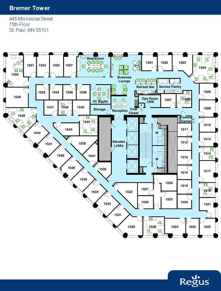 445 Minnesota St, Saint Paul, MN à louer Plan d  tage- Image 1 de 1