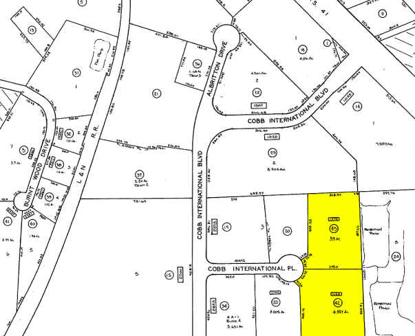1075 Cobb International Pl, Kennesaw, GA à louer - Plan cadastral - Image 2 de 5