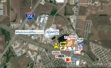 1314 W US Highway 287 Byp, Waxahachie, TX - AERIAL  map view