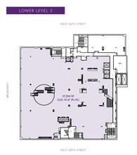 1540 Broadway, New York, NY à louer Plan d  tage- Image 2 de 2