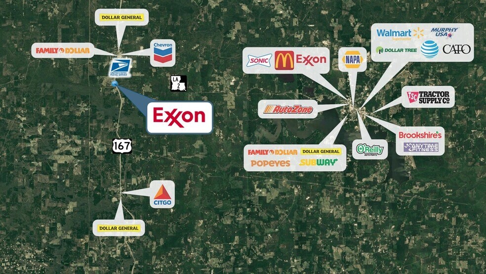 1099 Highway 167, Bernice, LA à louer - Photo du bâtiment - Image 3 de 5