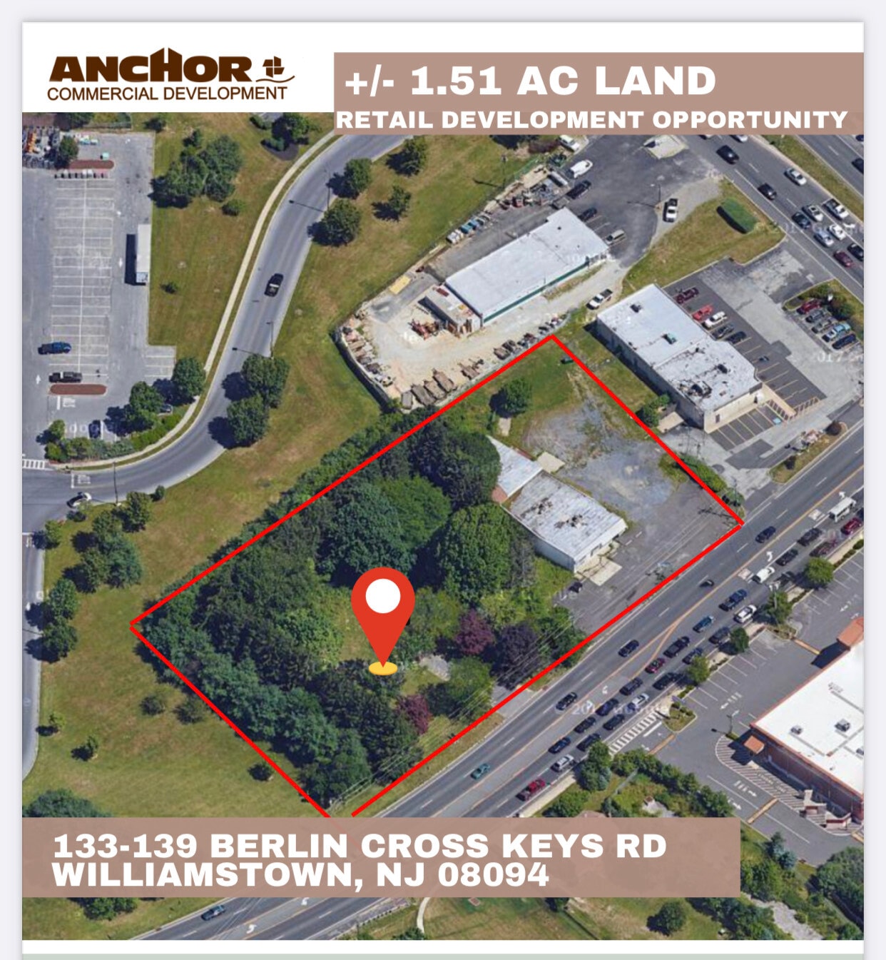 133-35 Berlin Cross Keys Rd., Williamstown, NJ for sale Primary Photo- Image 1 of 5