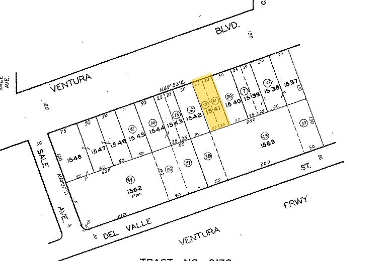 22520-22522 Ventura Blvd, Woodland Hills, CA à louer - Plan cadastral - Image 3 de 54