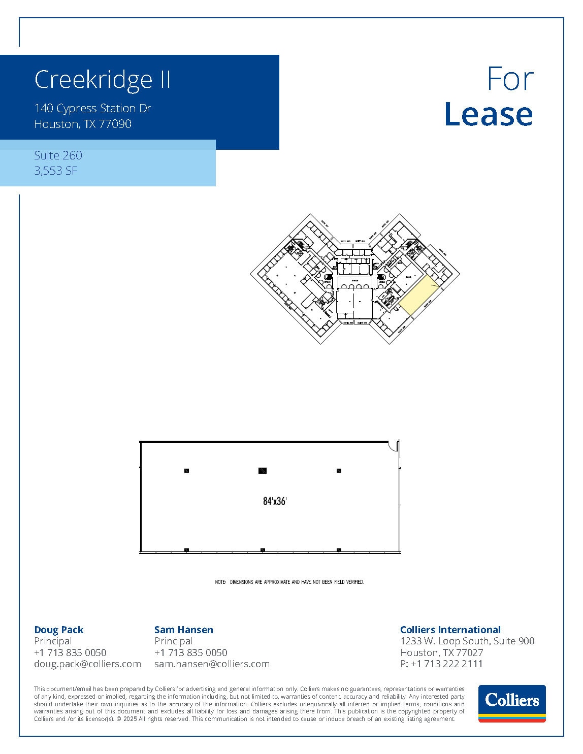 110-140 Cypress Station Dr, Houston, TX for lease Floor Plan- Image 1 of 1