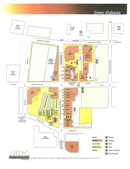 50 Upper Alabama St, Atlanta, GA à louer - Plan de site - Image 1 de 4