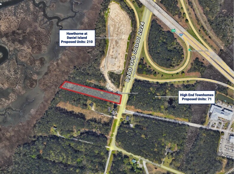 2814 Clements Ferry Rd, Charleston, SC à vendre - Photo du bâtiment - Image 2 de 3