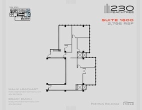 230 Peachtree St NW, Atlanta, GA for lease Floor Plan- Image 1 of 1