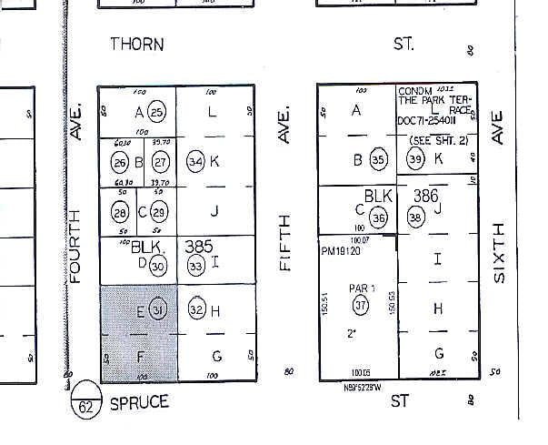 420 Spruce St, San Diego, CA for lease - Plat Map - Image 2 of 3