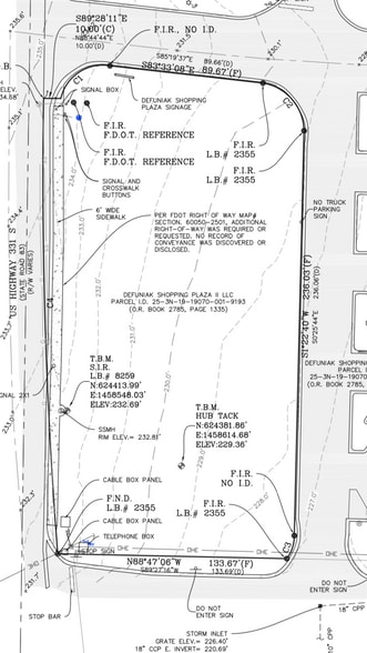 1045 S US Hwy 331, Defuniak Springs, FL for lease - Plat Map - Image 3 of 3