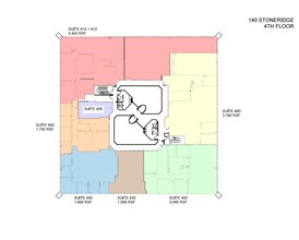 140 Stoneridge Dr, Columbia, SC à louer Plan d’étage- Image 1 de 1