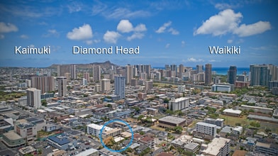 1917 Algaroba St, Honolulu, HI - Aérien  Vue de la carte