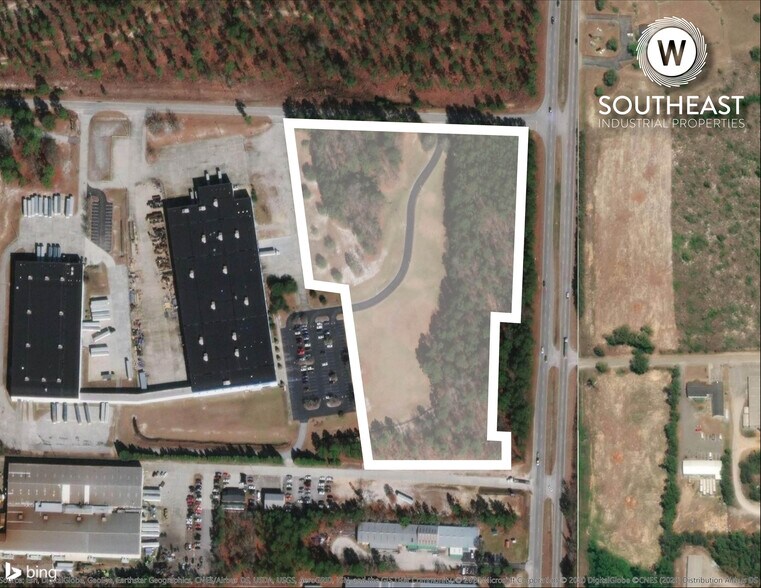 1255 Commerce Dr, Lugoff, SC for lease - Aerial - Image 2 of 2