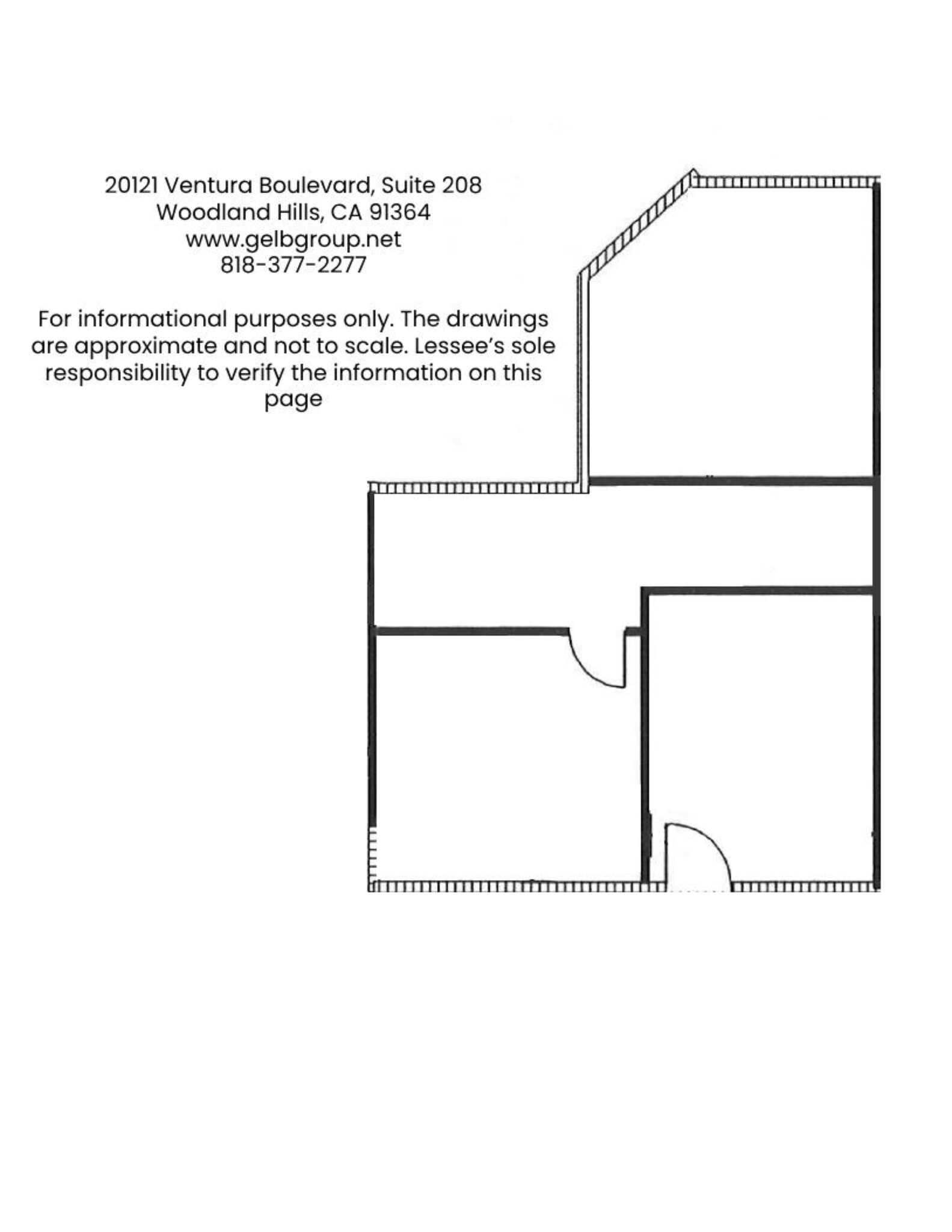 20121 Ventura Blvd, Woodland Hills, CA à louer Plan de site- Image 1 de 1