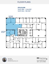 8701 Georgia Ave, Silver Spring, MD à louer Plan d  tage- Image 1 de 1