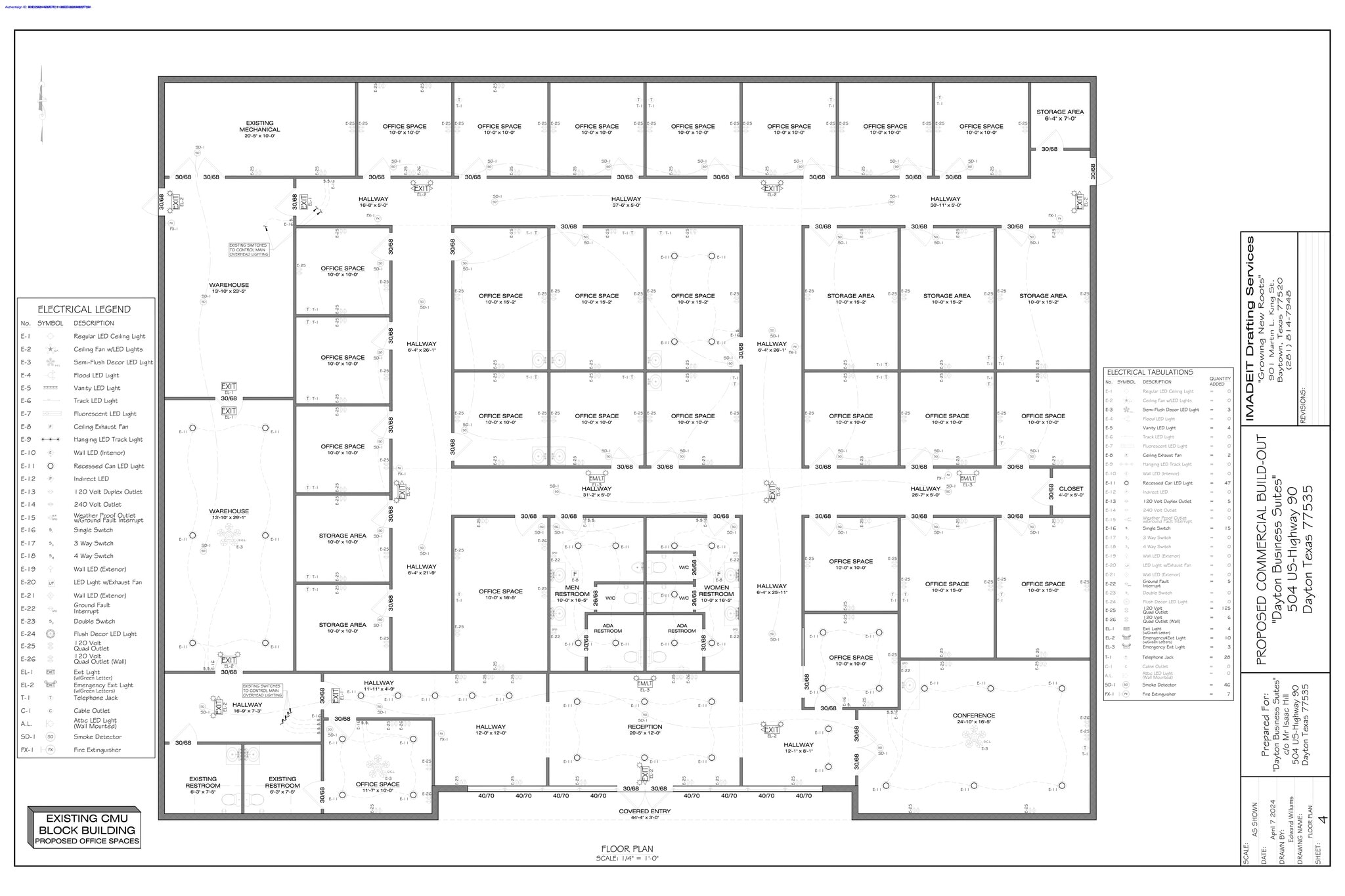 504 E Highway 90, Dayton, TX à louer Plan de site- Image 1 de 1