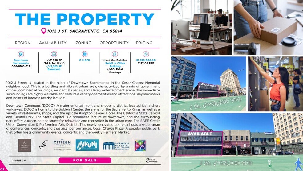 1012 J St, Sacramento, CA à vendre - Photo du bâtiment - Image 2 de 18