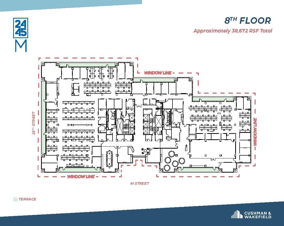 2445 M St NW, Washington, DC for lease Floor Plan- Image 1 of 7