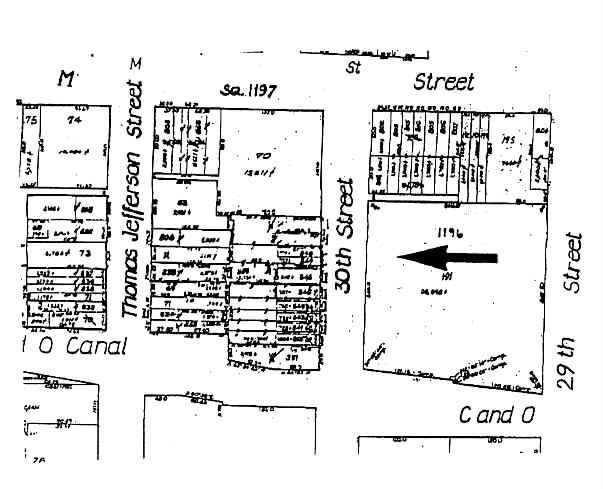 1115 30th St NW, Washington, DC for lease - Plat Map - Image 2 of 11