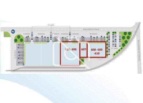 Industrial in Lieusaint for lease - Site Plan - Image 3 of 3