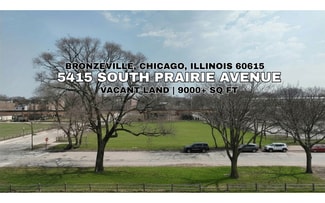 More details for 5415 Prairie Ave, Chicago, IL - Land for Sale