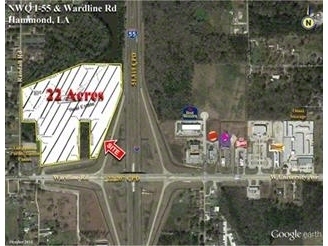 NW Quadrant Of I-55 & Wardline Rd, Hammond, LA for sale Building Photo- Image 1 of 1