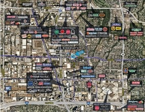 5275 Spring Valley Rd, Dallas, TX - AERIAL  map view