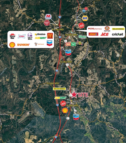 8481 US-31, Morris, AL à vendre - Photo du bâtiment - Image 2 de 3