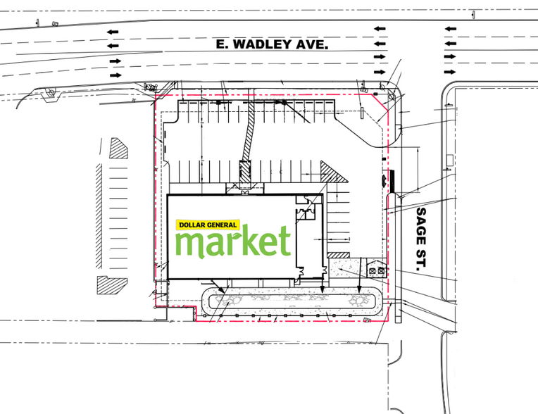 3211 Sage St, Midland, TX à vendre - Plan de site - Image 3 de 3