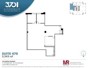 3701 Algonquin Rd, Rolling Meadows, IL for lease Floor Plan- Image 1 of 7