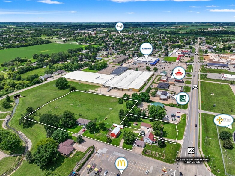 1430 9th St SE, Dyersville, IA for sale - Aerial - Image 2 of 11
