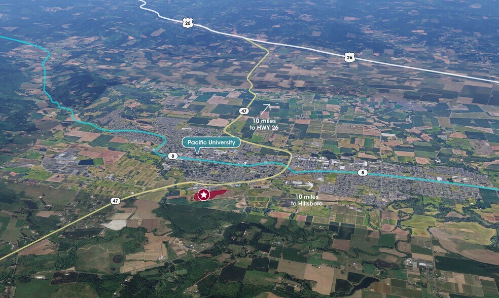 600 Elm St, Forest Grove, OR à vendre - Aérien - Image 2 de 2