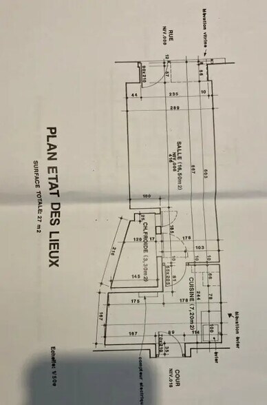 Commerce de détail dans Paris à louer - Plan d’étage - Image 3 de 3