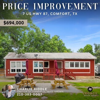 Plus de détails pour 7 US Highway 87, Comfort, TX - Spécialité à vendre