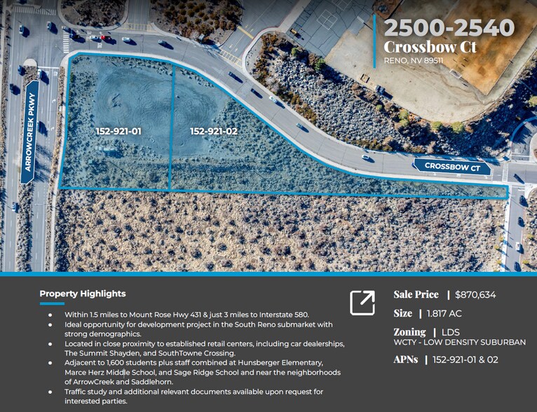 2500 Crossbow Ct, Reno, NV à vendre - Photo du bâtiment - Image 2 de 4