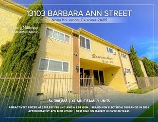 More details for 13103 Barbara Ann St, North Hollywood, CA - Multifamily for Sale