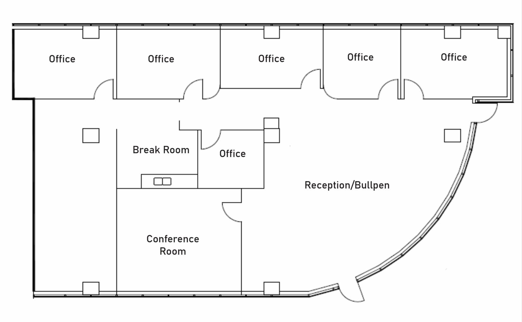 4025 Camino del Rio S, San Diego, CA for lease Floor Plan- Image 1 of 1