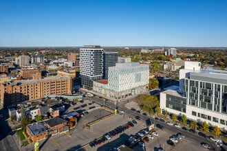 100 Bond St E, Oshawa, ON - AERIAL  map view