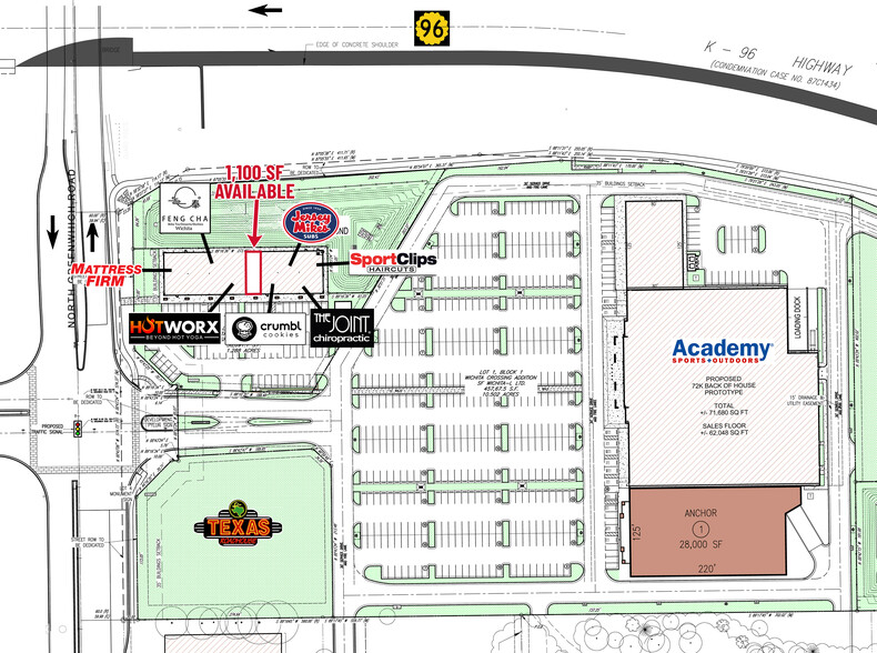 2564 N Greenwich Rd, Wichita, KS à louer - Plan de site - Image 2 de 3