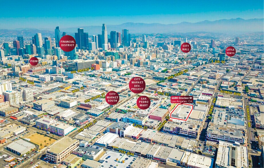 1100-1144 Crocker St, Los Angeles, CA à vendre - Photo du bâtiment - Image 2 de 8