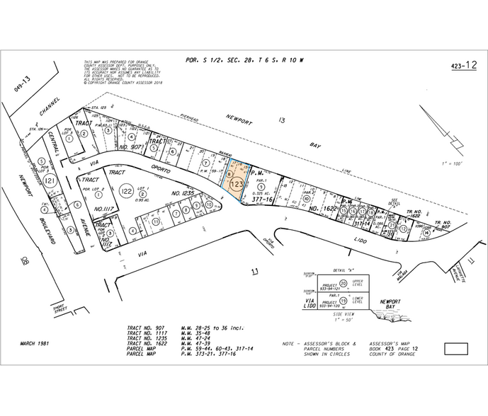 3404 Via Oporto, Newport Beach, CA à louer - Plan cadastral - Image 1 de 1